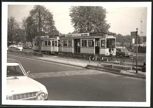 Fotografie Strassenbahn-Triebwagen Nr. 3591, Linie 55 Richtung Charlottenburg