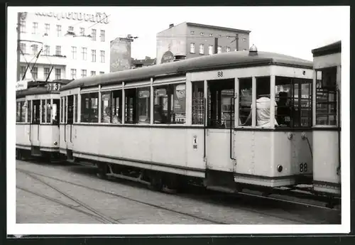 Fotografie Strassenbahn-Triebwagen Nr. 88 Linie 3, BVG-Berlin