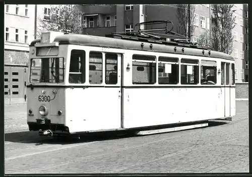 Fotografie Strassenbahn-Triebwagen Nr. 6300 der BVG in Berlin