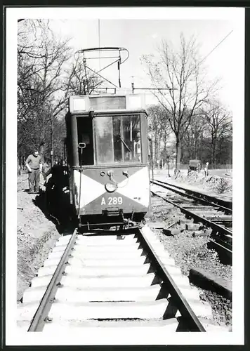 Fotografie Strassenbahn-Triebwagen Nr. A289 der BVG in Berlin