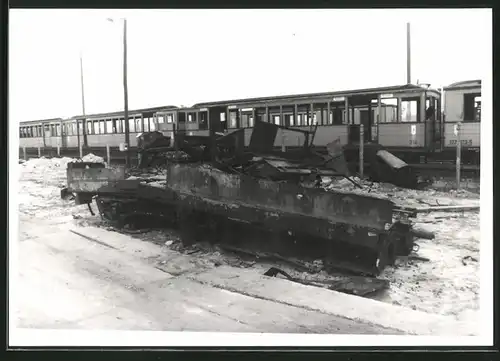 Fotografie U-Bahn Triebwagen Nr. 177 613-5 auf einem BVG-Betriebshof in Berlin