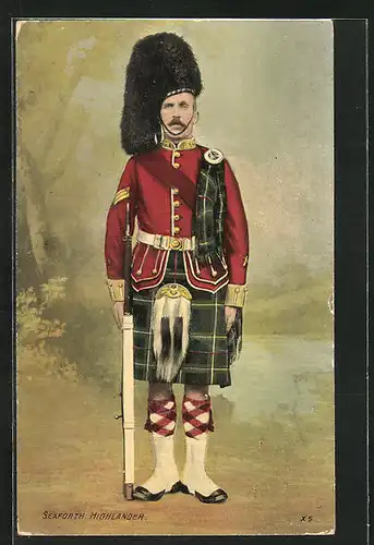 AK Seaforth Highlander, britischer Soldat