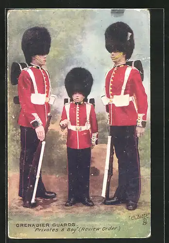 AK Grenadier Guards, Privates & Boy, britische Soldaten