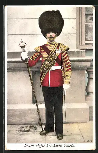 AK Drum Major 2nd Scots Guards, britischer Soldat