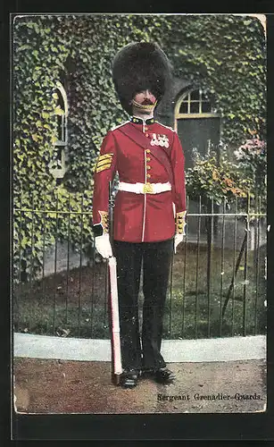 AK Sergeant Grenadier Guards, britischer Soldat in Uniform