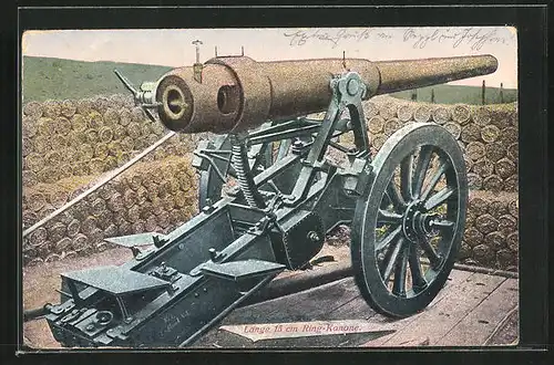 AK Lange 15 cm Ring-Kanone