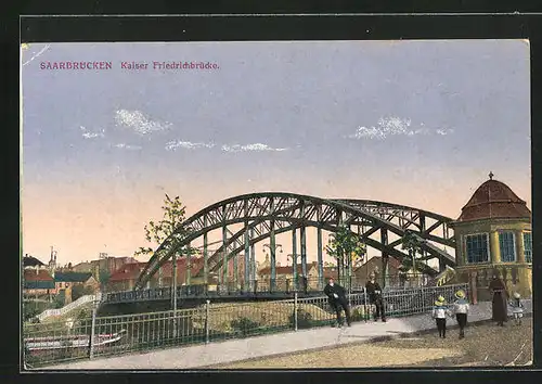 AK Saarbrücken, Kaiser Friedrichbrücke