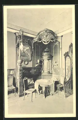 AK Berlin, Continental-Hotel, Innenansicht, Neustädtische Kirchstrasse