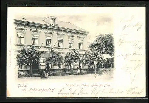 AK Berlin-Schmargendorf, Hotel Deutsches Haus