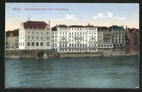 AK Basel, Kantonalbank und Hotel Drei Könige