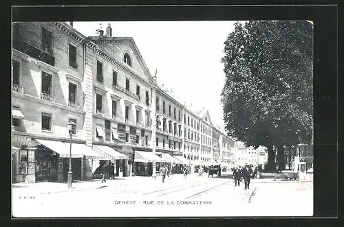 AK Genève, Rue de la Corraterie