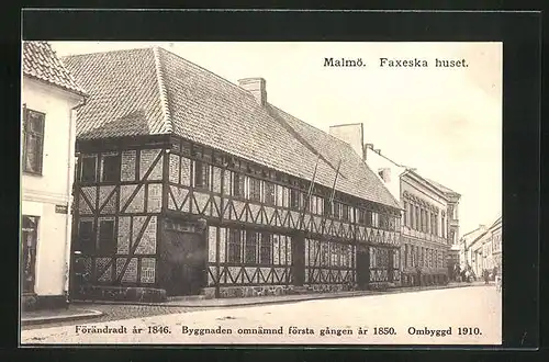 AK Malmö, Faxeska huset