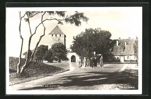 AK Visby, Strandpromenaden och Kruttornet