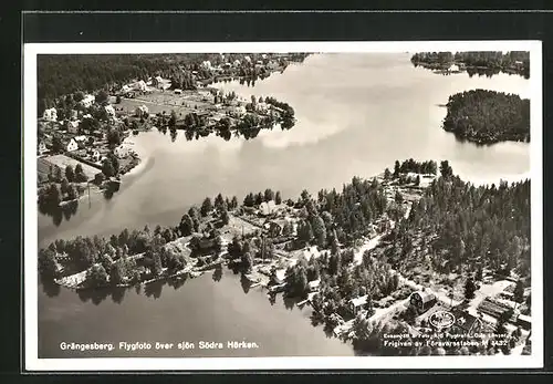 AK Grängesberg, Flygfoto över sjön Södra Hörken