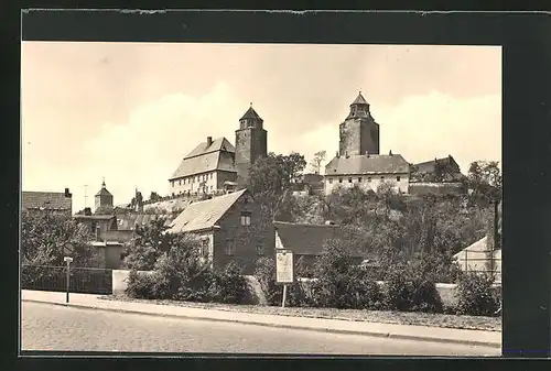 AK Eilenburg, Blick zur Sorbenburg