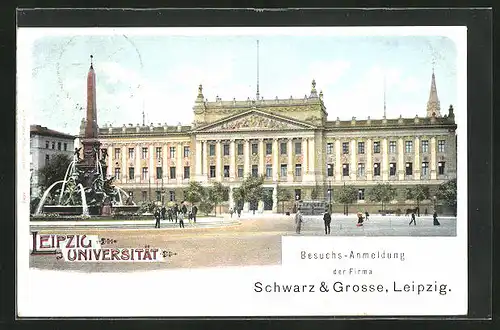 AK Leipzig, Blick zur Universität