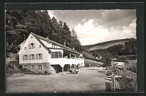 AK Herrenalb-Aschenhütte, Ferienheim des BCJ mit DJH-Schullandheim