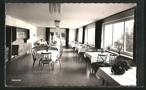 AK Seeg im Allgäu, Speisesaal im Haus Schwaltenweiher