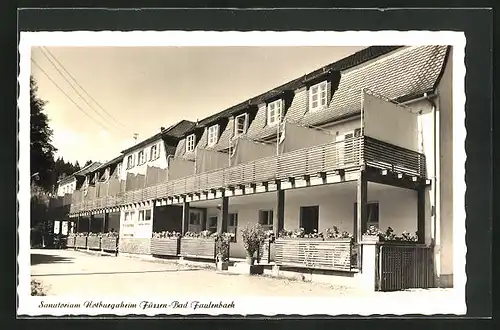 AK Füssen - Bad Faulenbach, Sanatorium Notburgaheim