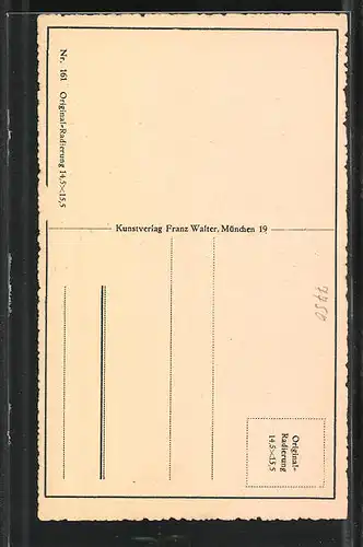 Künstler-AK Konstanz a.B., Rathaushof