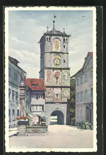 AK Wangen im Allgäu, Ravensburger Tor