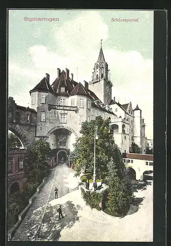 AK Sigmaringen, Schlossportal