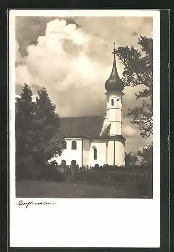 Foto-AK Urschalling, St. Jakobus-Kirche