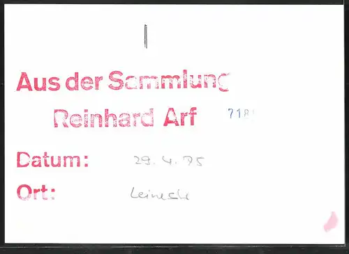 Fotografie unbekannter Fotograf, Ansicht Berlin, Bahnhof Leinestrasse, U-Bahn Triebwagen Nr. 1386 Richtung Kottbusser Tor
