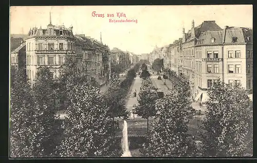 AK Köln-Neustadt, Ausblick auf den Hohenstaufenring