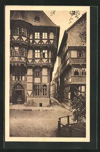 AK Goslar, Marktstrasse, Eingang Münzstrasse