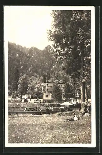 AK Bischofswiesen, Passhöhe Hallturm