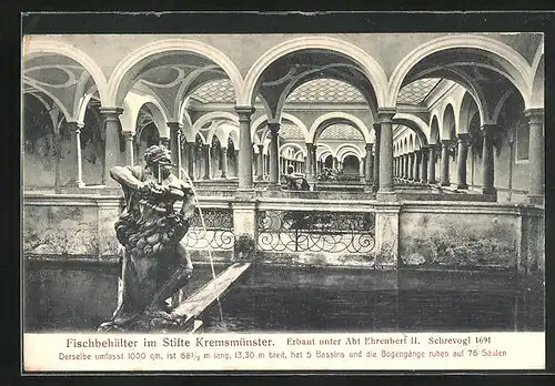 AK Kremsmünster, Fischbehälter im Stift