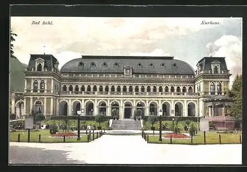 AK Bad Ischl, Blick zum Kurhaus