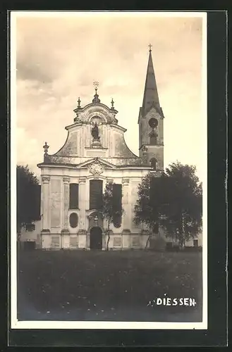 AK Diessen, Blick zur Klosterkirche