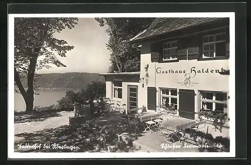 AK Überlingen, Gasthaus Haldenhof