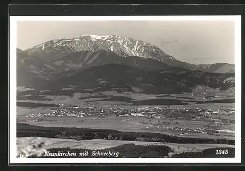 AK Neunkirchen, Gesamtansicht mit Schneeberg