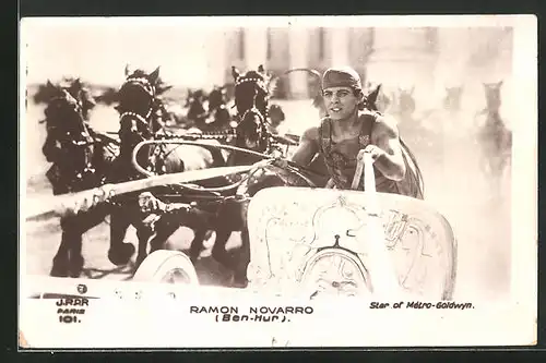 AK Ramon Novarro in dem Film Ben Hur