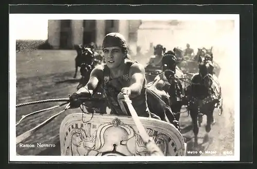 AK Ramon Novarro in dem Film Ben Hur
