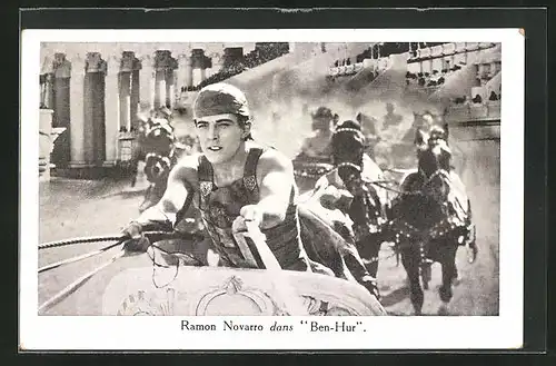 AK Ramon Novarro in einer Filmszene von Ben Hur