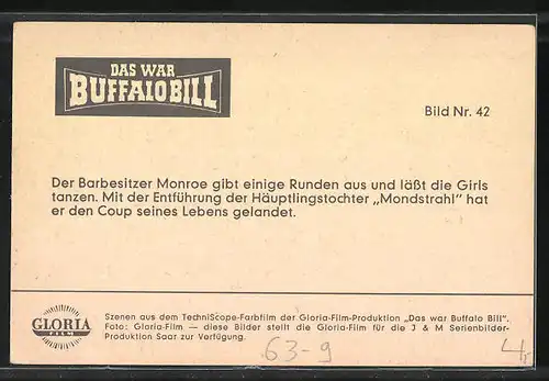 AK Filmszene aus dem Film Das war Buffalo Bill- Bild Nr.42