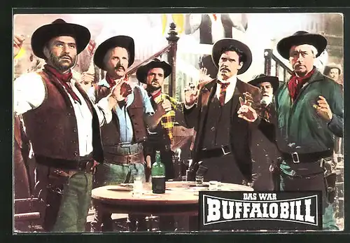 AK Filmszene aus dem Film Das war Buffalo Bill-Bild Nr. 47