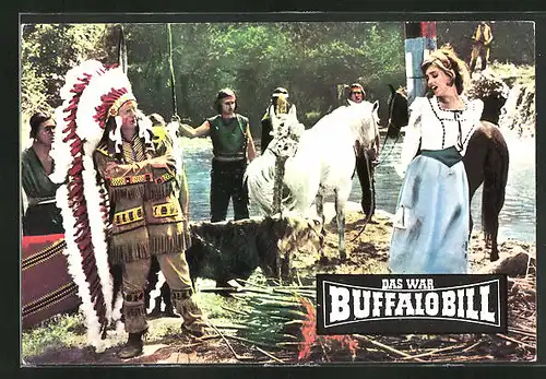 AK Filmszene aus dem Film Das war Buffalo Bill-Bild Nr. 53
