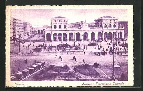 AK Napoli, Stazione Ferroviaria Centrale, Bahnhof