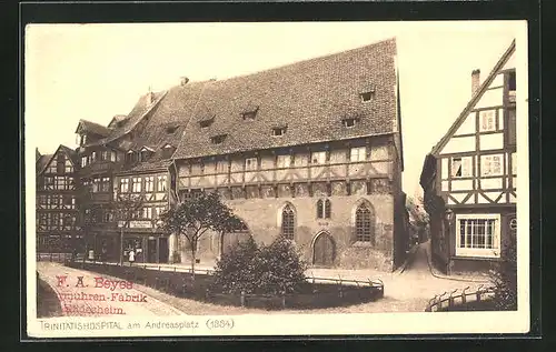 AK Hildesheim, am Trinitatishospital am Andreasplatz