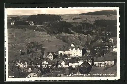 AK St. Andreasberg, Blick auf die Häuser an der Neufang-Jordanshöh