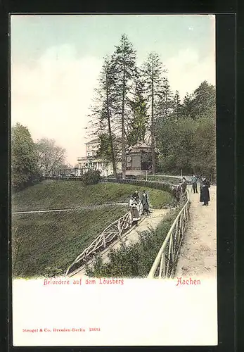 AK Aachen, Belvedere auf dem Lousberg