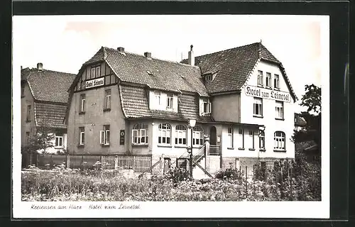 AK Kreiensen am Harz, am Hotel zum Leinetal