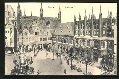 AK Lübeck, Platzpartie am Rathaus