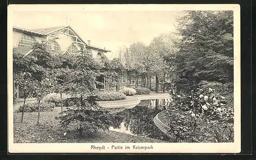 AK Rheydt, Partie im Kaiserpark