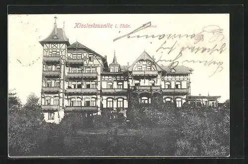 AK Klosterlausnitz i. Thür., vor dem Kurhaus